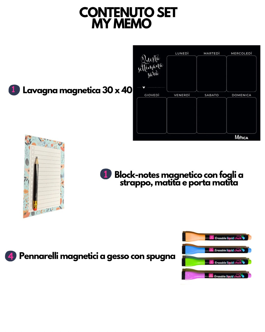 MY MEMO (il set)